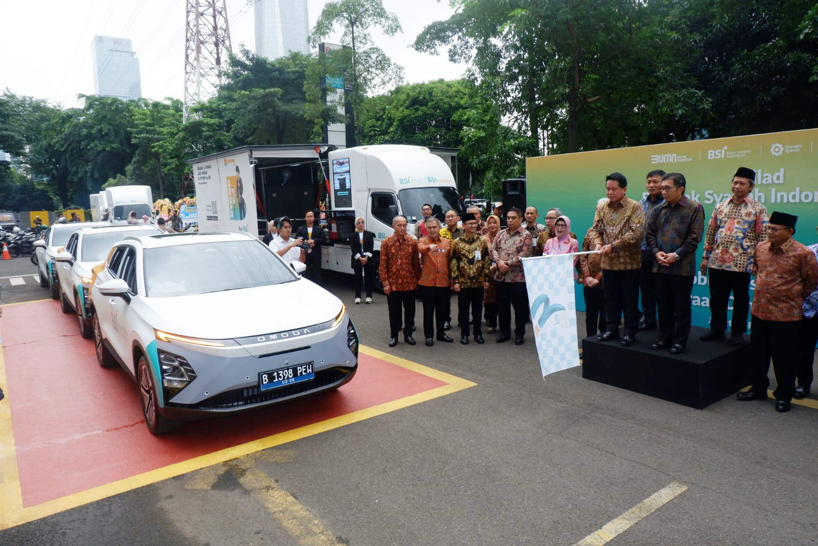 BSI Luncurkan Platform Digital Carbon Tracking dan Mobil Listrik pada Milad ke-4