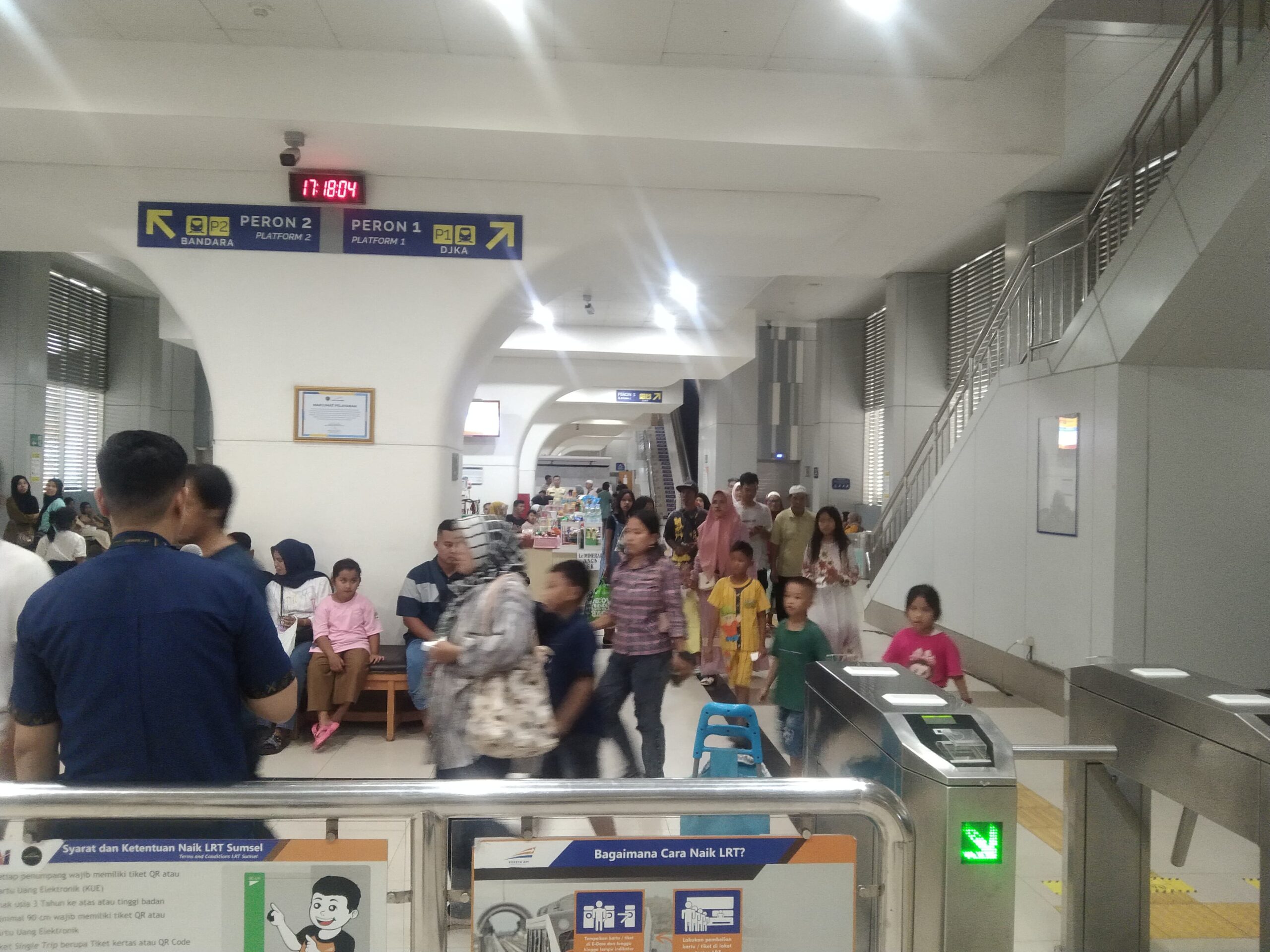 LRT Sumsel Penumpang Lebaran Melonjak, Layanan dan UMKM Terus Berkembang