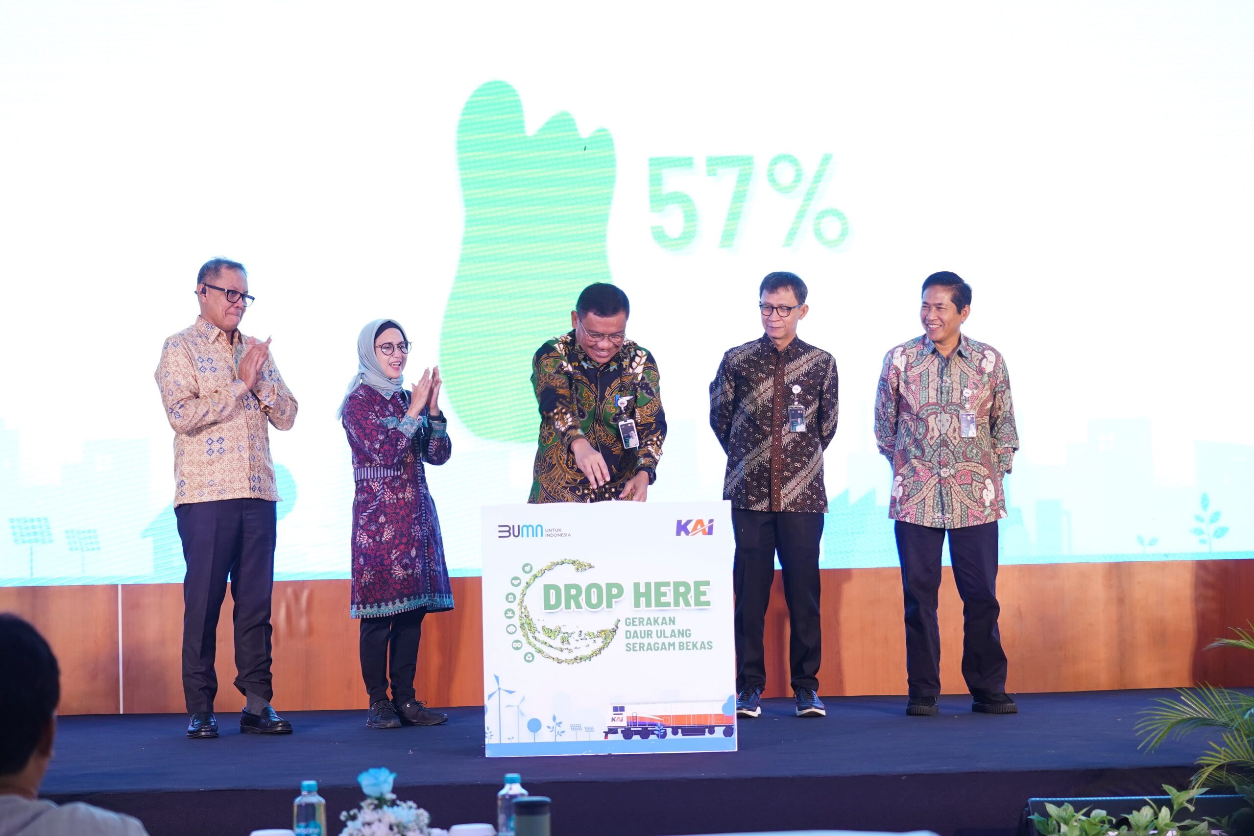 KAI Rayakan Hari Bumi dengan Aksi ESG, Daur Ulang Seragam dan Konservasi Energi