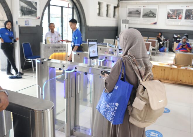 (FOTO) Face Recognition KAI Permudah Boarding dan Kurangi Limbah Kertas