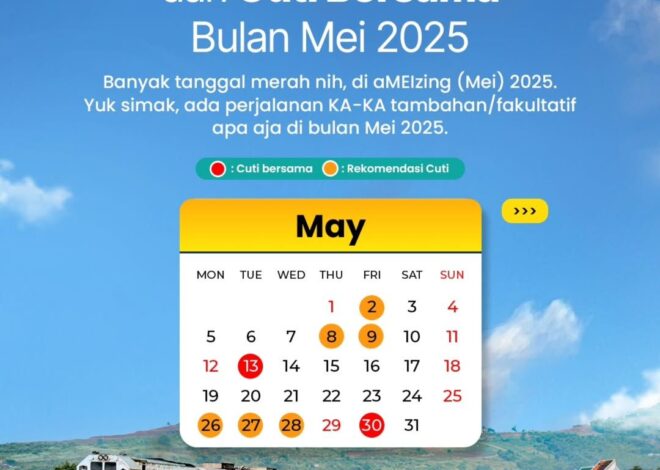 aMElzing Trip Tanpa Stres! KAI Hadirkan Kereta Tambahan di Bulan Libur