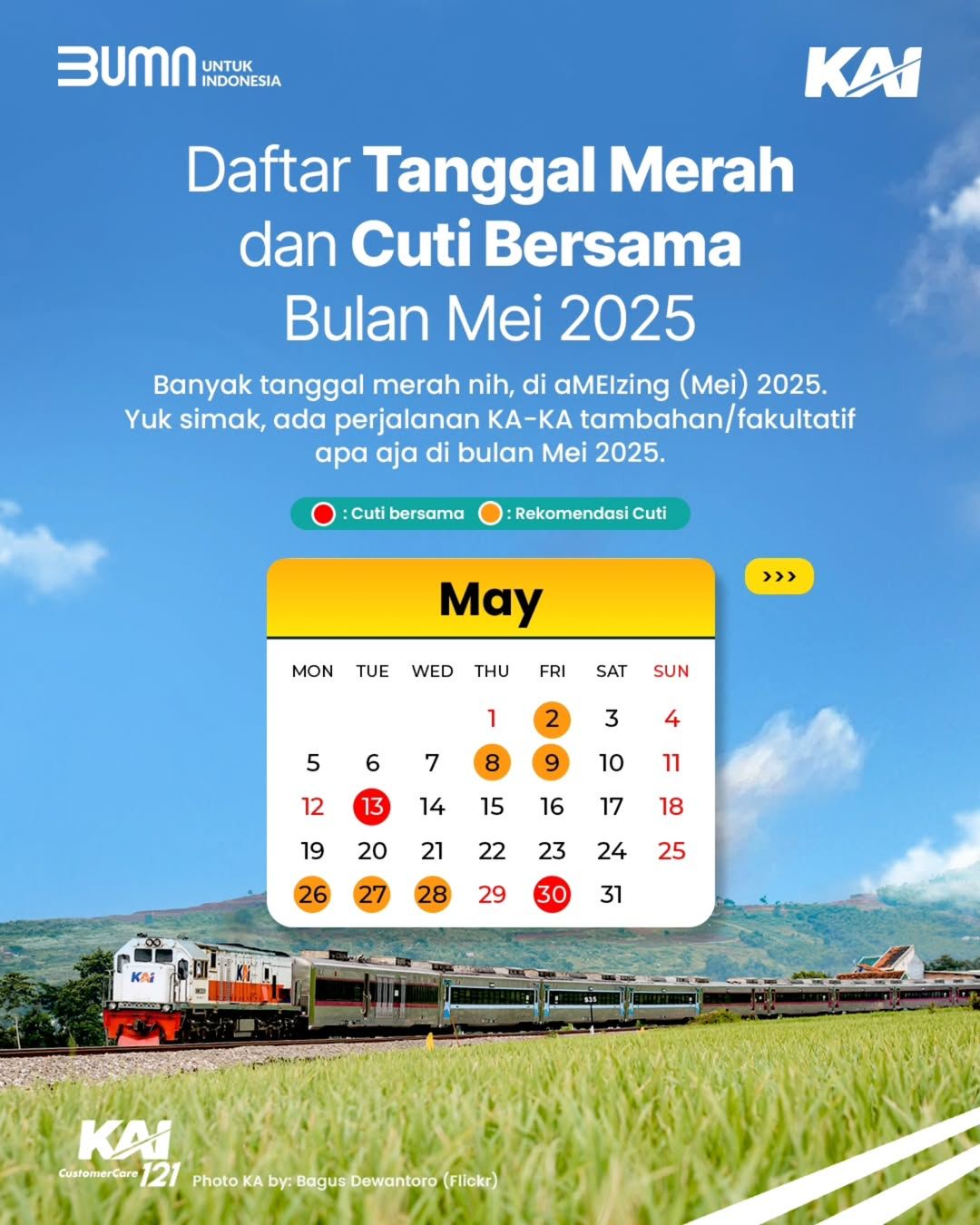 aMElzing Trip! Jangan Stres Kehabisan Tiket, KAI Hadirkan Deretan Kereta Tambahan