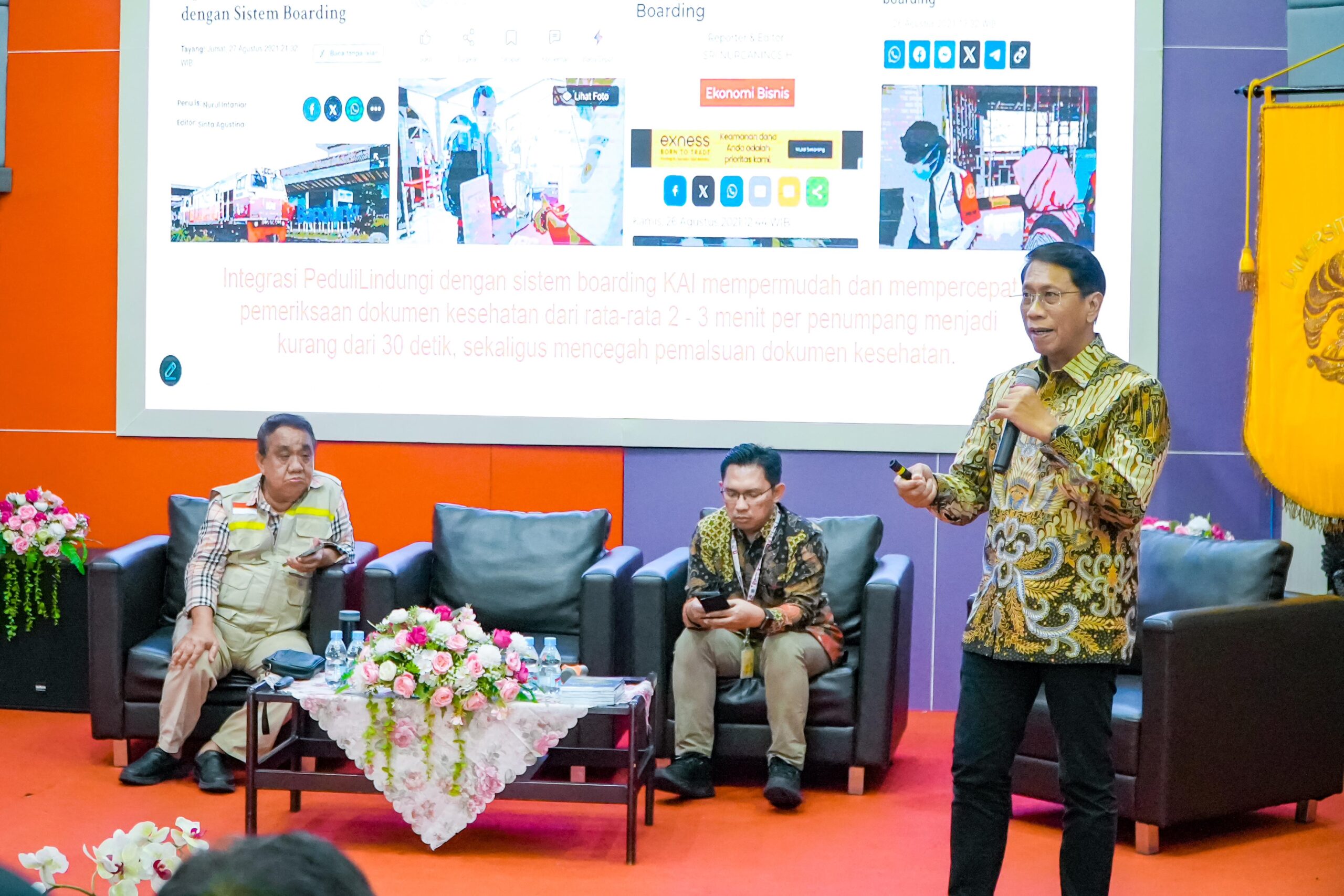 Transformasi Pelayanan Publik KAI Disorot di CEO Talks FIA UI