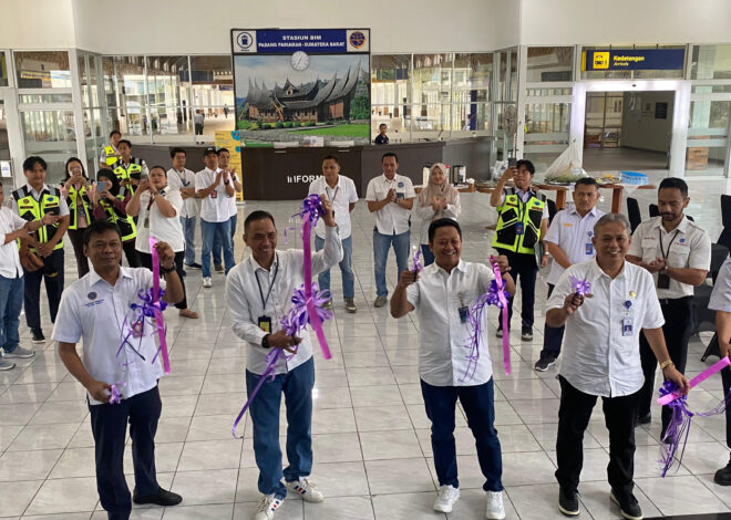Skybridge BIM Resmi Dioperasikan Kembali, KAI Divre II Sumbar Ajak Masyarakat Gunakan KA Minangkabau Ekspres